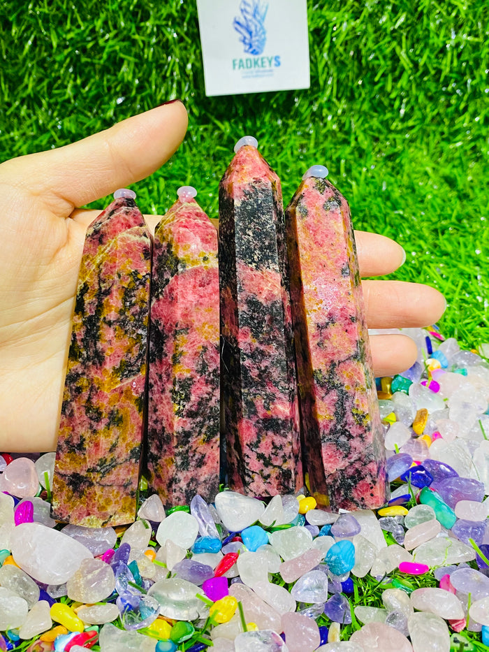 Rhodonite point