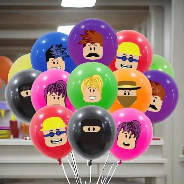 Roblox™ 21-Pack – Roblox-Themed 12-Inch Party Balloons for Birthdays & Gamer Events