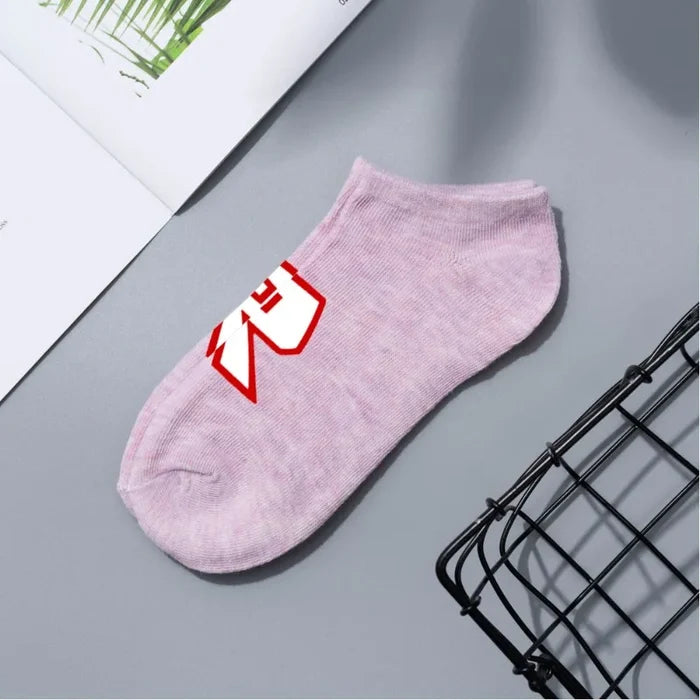 ROBLOX™ Dopamine Socks – Candy-Colored Roblox-Inspired Boat Socks for Men & Women