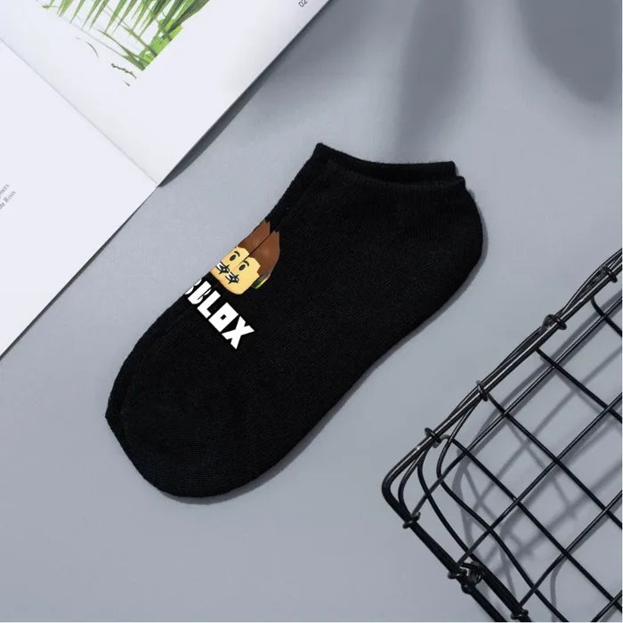 ROBLOX™ Dopamine Socks – Candy-Colored Roblox-Inspired Boat Socks for Men & Women