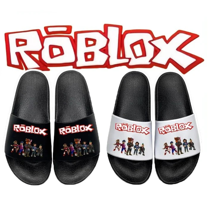 Roblox™ Kids Cartoon Slippers – Soft, Anti-Slip Summer Slides for Indoor & Outdoor Fun