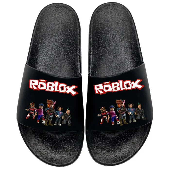 Roblox™ Kids Cartoon Slippers – Soft, Anti-Slip Summer Slides for Indoor & Outdoor Fun