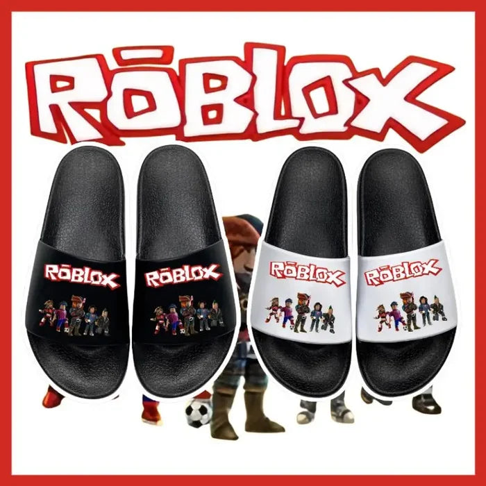 Roblox™ Kids Cartoon Slippers – Soft, Anti-Slip Summer Slides for Indoor & Outdoor Fun