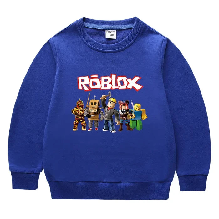 ROBLOX™ Kids Cotton Hoodie – Roblox-Inspired Long Sleeve Sweatshirt for Toddlers & Young Children