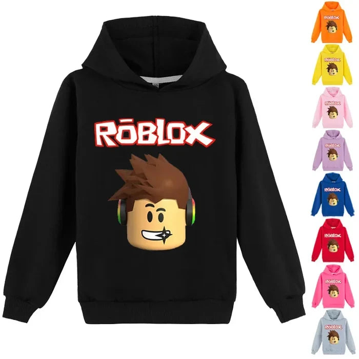 Roblox™ Kids Hoodie – Warm Roblox-Inspired Pullover Sweatshirt for Boys & Girls