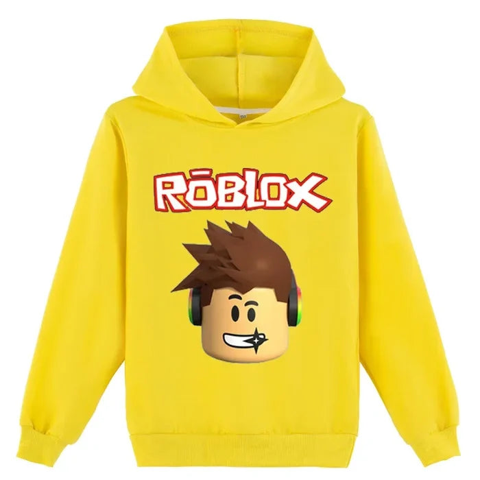 Roblox™ Kids Hoodie – Warm Roblox-Inspired Pullover Sweatshirt for Boys & Girls