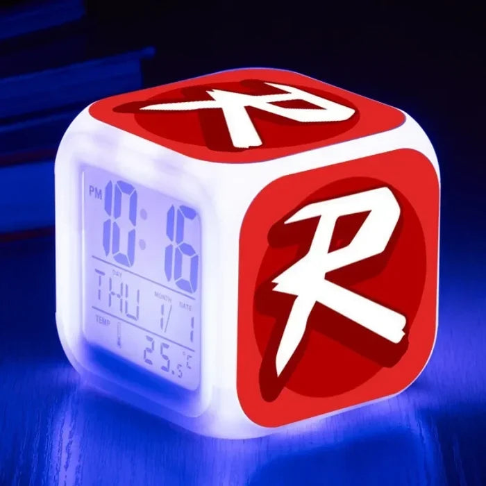 Roblox™ LED Digital Alarm Clock – Roblox-Inspired Multifunction Desk Clock & Birthday Gift