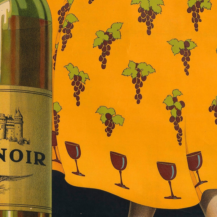 Roc-Noir Vintage Table Wine Poster by John Ernest Chilton, 1920