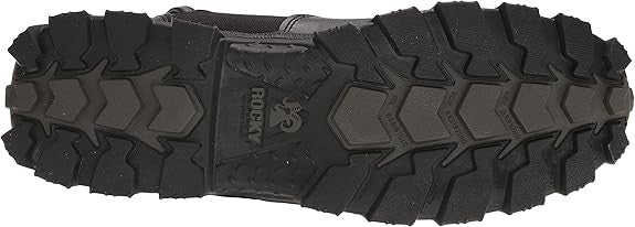 ROCKY Men's Alpha Force Zipper Waterproof Public Service Boots US 13