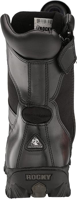 ROCKY Men's Alpha Force Zipper Waterproof Public Service Boots US 13