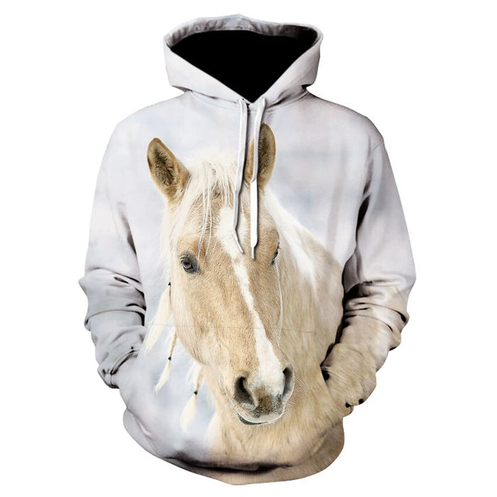Rolando Horse Art Hoodie - Dogs and Horses