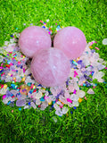 Rose quartz sphere