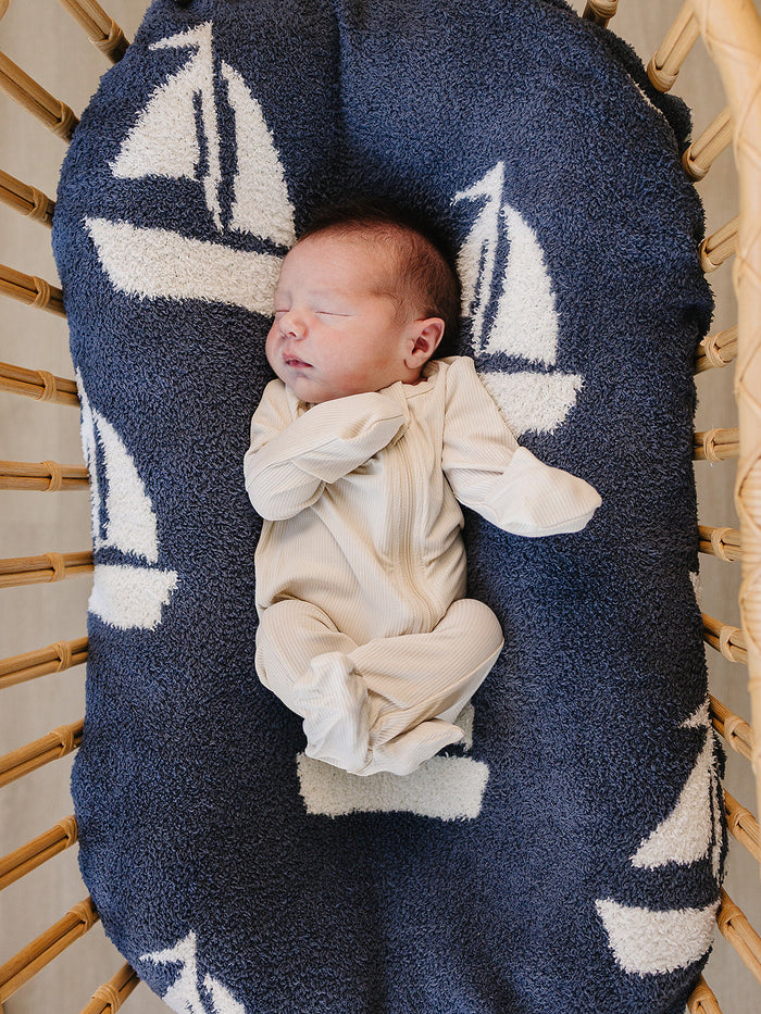 Sailboat Plush Blanket