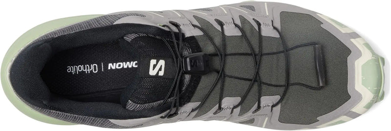 Salomon Women's Speedcross 6 Shoes L475820 Castlerock Vanilla Smoke Green