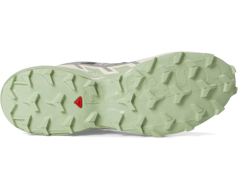 Salomon Women's Speedcross 6 Shoes L475820 Castlerock Vanilla Smoke Green