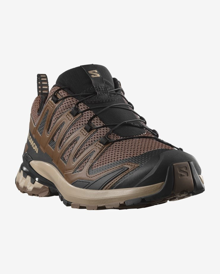 Salomon XA PRO 3D V9 MensTrail Running Shoes L478825 Falcon / Desert Tan Bla