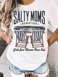 Salty Moms Beach Club Tee