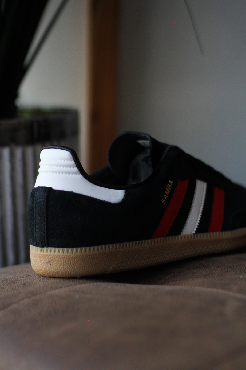 SAMBA OG "BLACK/SCARLET"