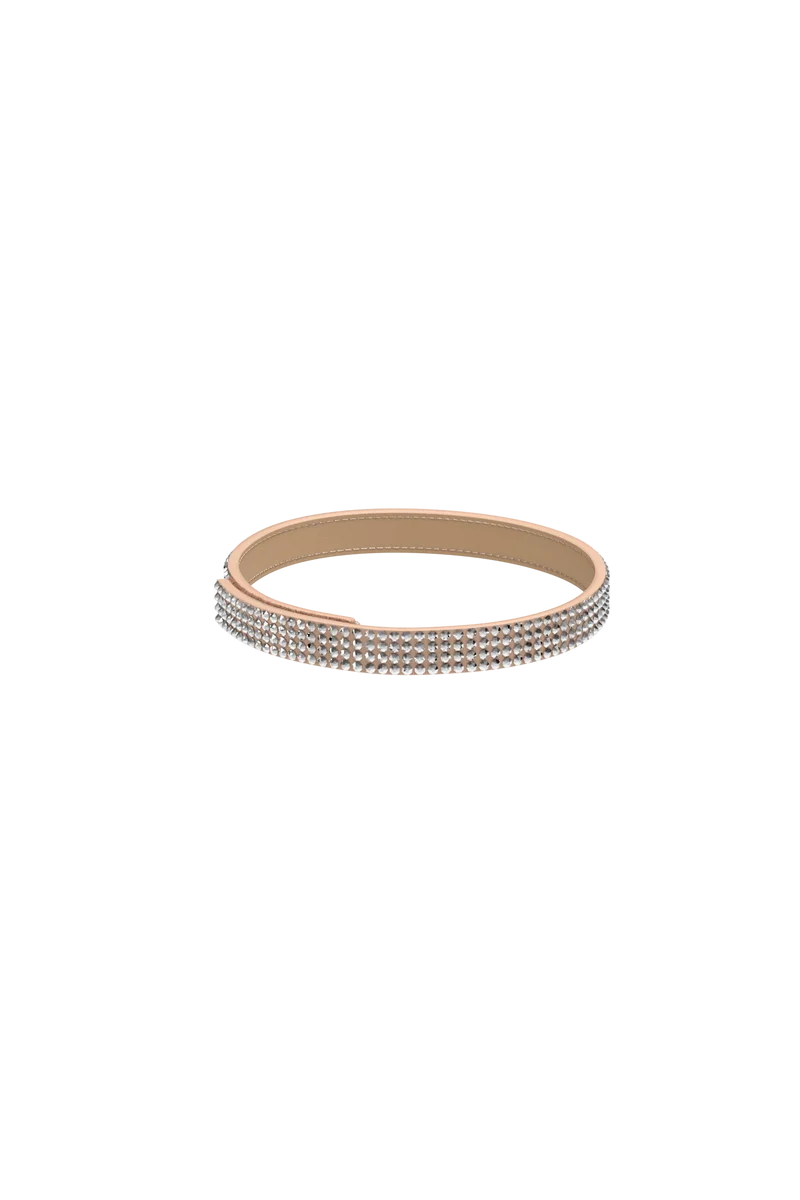 Sand Rhinestone Ankle Strap