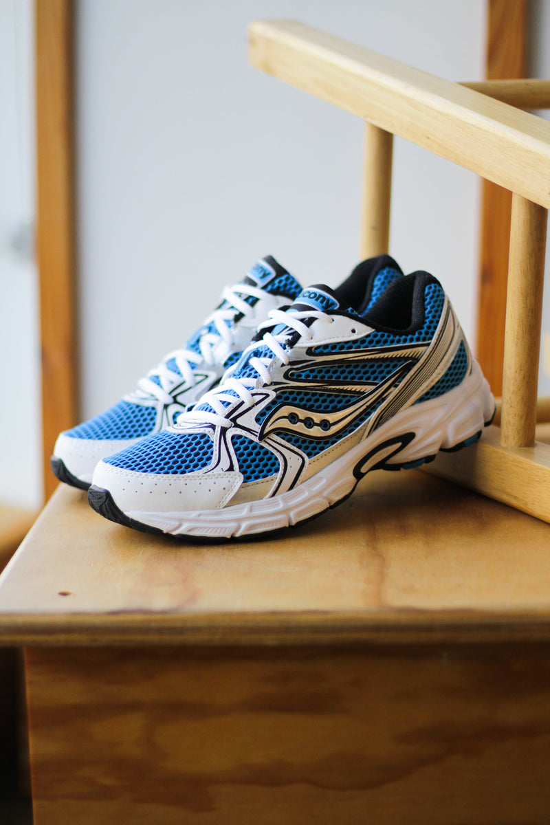 SAUCONY RIDE MILLENNIUM "WHITE/DIVA BLUE"