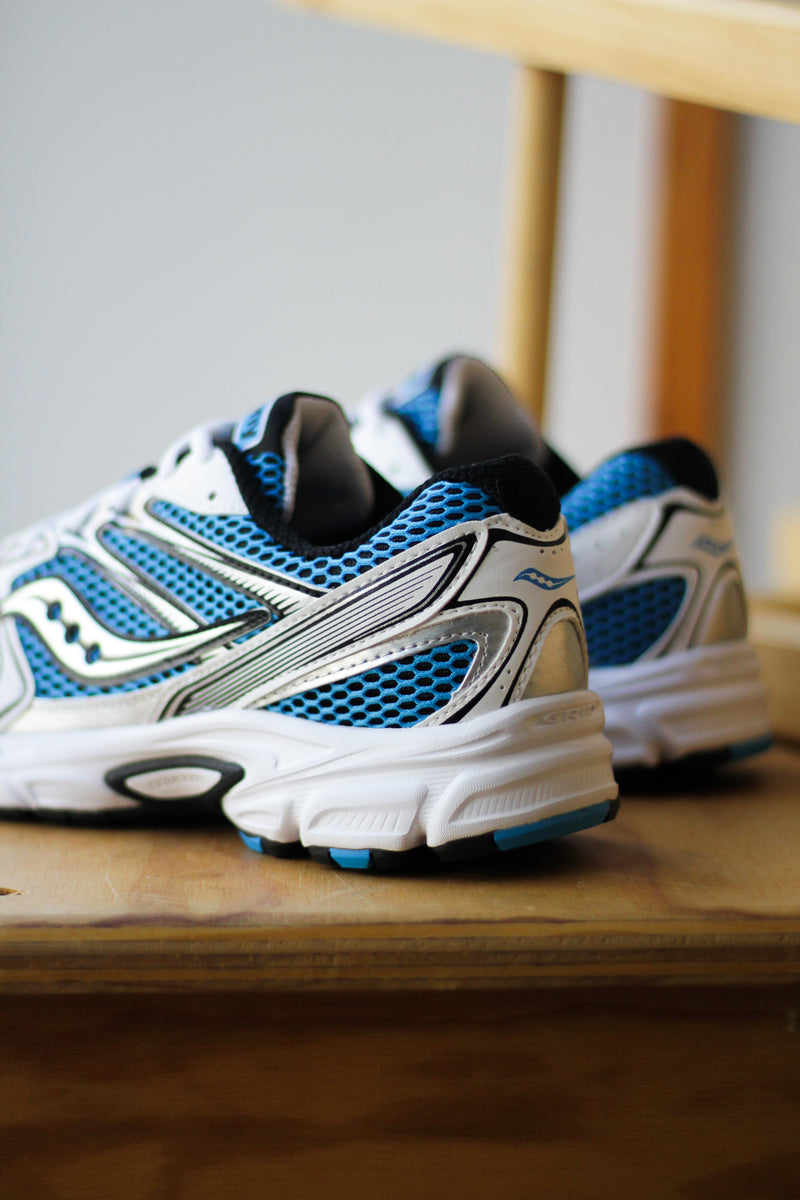 SAUCONY RIDE MILLENNIUM "WHITE/DIVA BLUE"