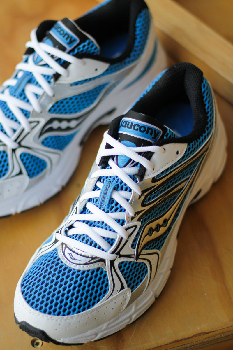 SAUCONY RIDE MILLENNIUM "WHITE/DIVA BLUE"