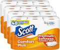 Scott™ 1-Ply Toilet Paper – 12 Double Rolls, 231 Sheets Each, Soft & Septic-Safe Tissue