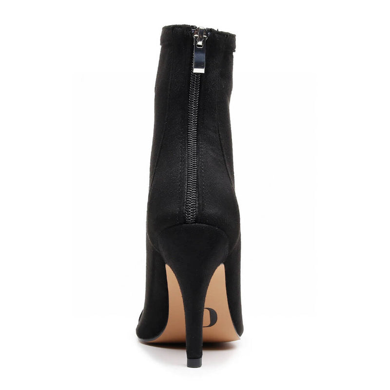 Sierralynn - Black Vegan Suede - Street Sole (Amazon Test Product)