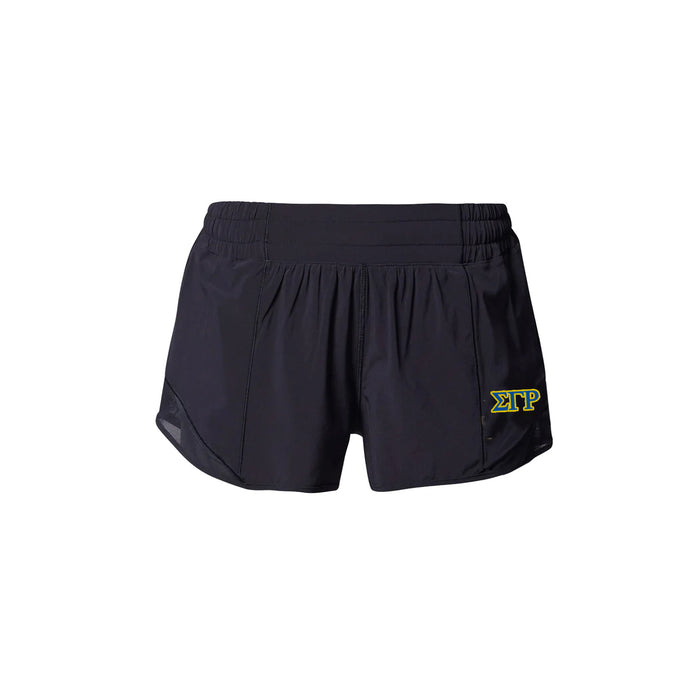 Sigma Gamma Rho lululemon Hotty Hot High-Rise Lined Short 2.5" - Black