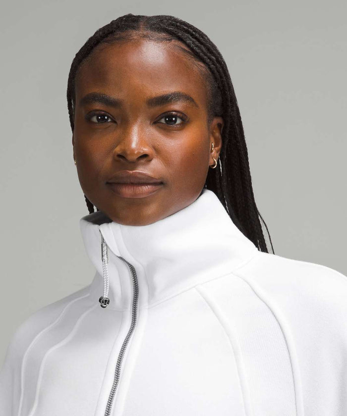Sigma Gamma Rho lululemon Scuba Oversized Funnel Neck Half Zip - White