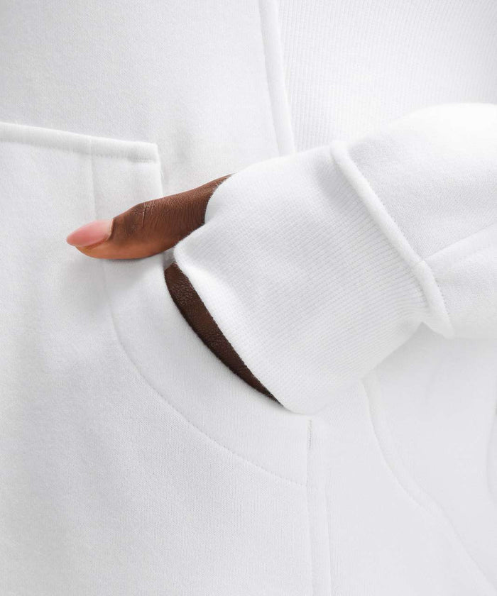 Sigma Gamma Rho lululemon Scuba Oversized Funnel Neck Half Zip - White