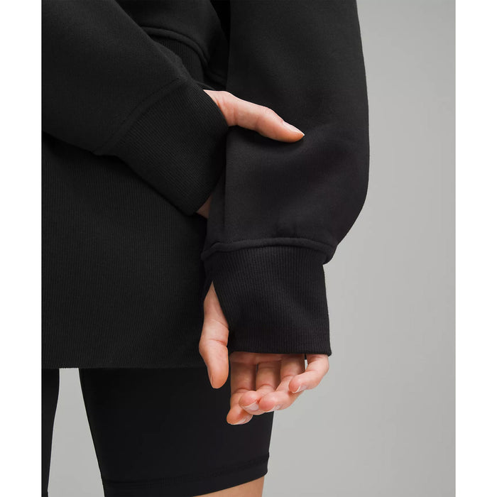 Sigma Gamma Rho lululemon Scuba Oversized Long Funnel - Full Zip - Black