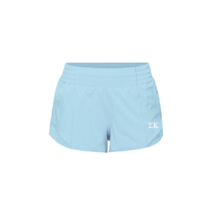 Sigma Kappa lululemon Hotty Hot High-Rise Lined Short 2.5" - Proud Cloud