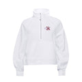 Sigma Kappa lululemon Scuba Oversized FUNNEL-Neck Half Zip - White SK Heart Logo