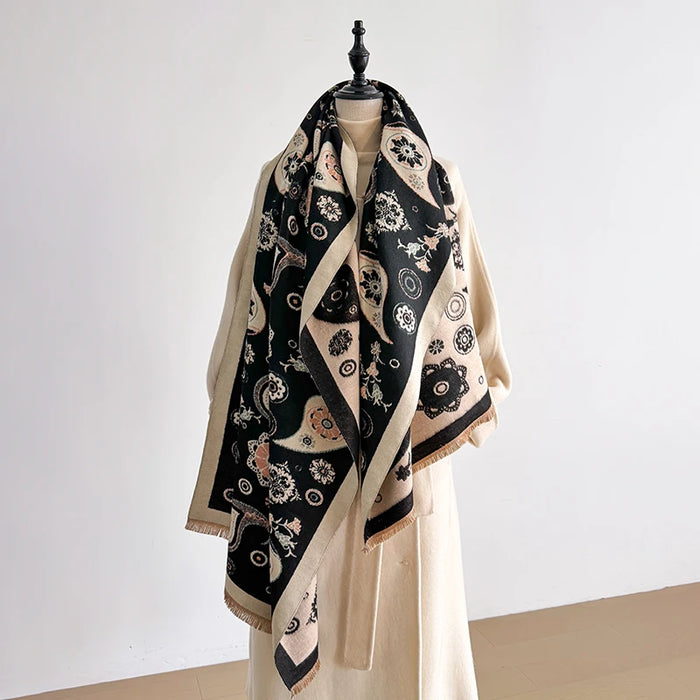 Sisinia Pashmina Scarf Black