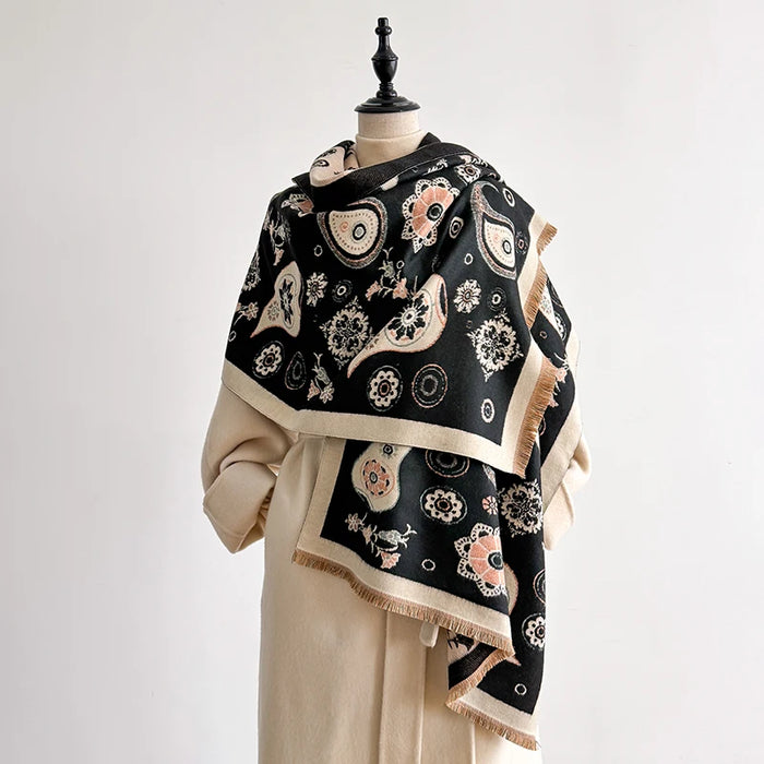 Sisinia Pashmina Scarf Black