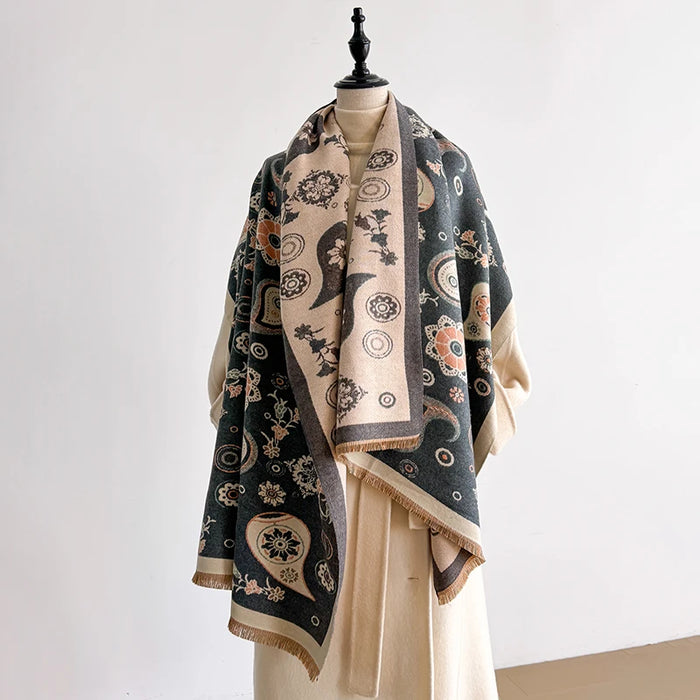 Sisinia Pashmina Scarf Gray