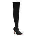 Skye Size Inclusive - Black Lycra - Street Sole - Thigh Variant One