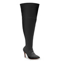 Skye Size Inclusive - Black Lycra - Street Sole - Thigh Variant Six