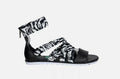 Sorel Ella II Ankle Strap Sandals White & Black Size 11 New - AllSportsWearUSA