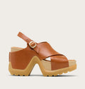 Sorel Roam'n™ Rise Heel Women's Sandal 2151451-222 Iced Tea, Gum 16