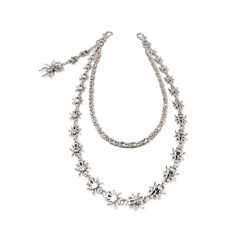 SPIDER CHAIN SILVER