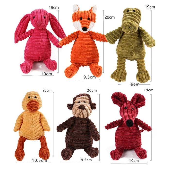 Squeaky Plush Monkey - Dogs and Horses