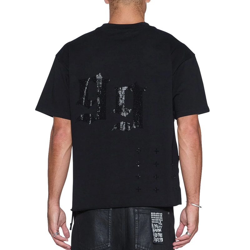 STARDOM EKCESS SS TEE BLACK CRYSTAL