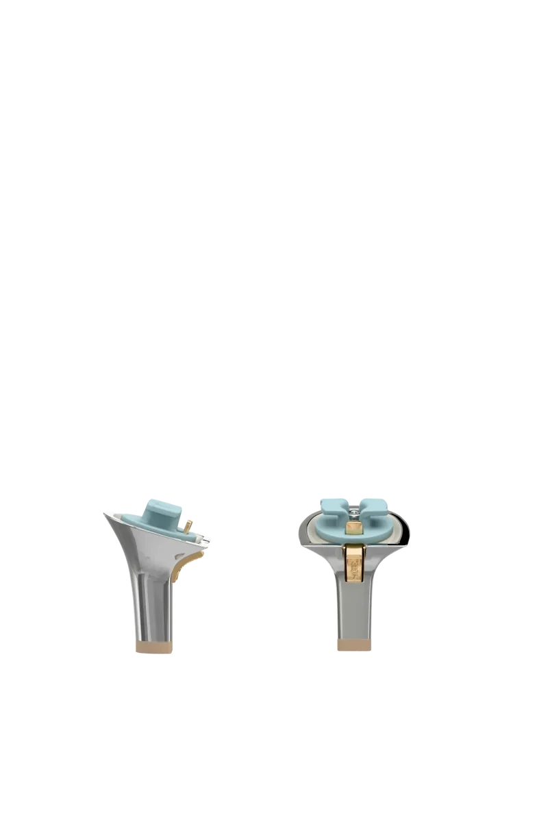 Stiletto Heel Kit 3 Silver Metallic