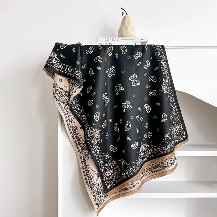 Susetta Pashmina Scarf Black