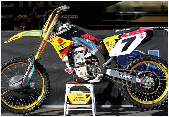 SUZUKI RMZ-450 MOTORCYCLE DIRT BIKE POSTER