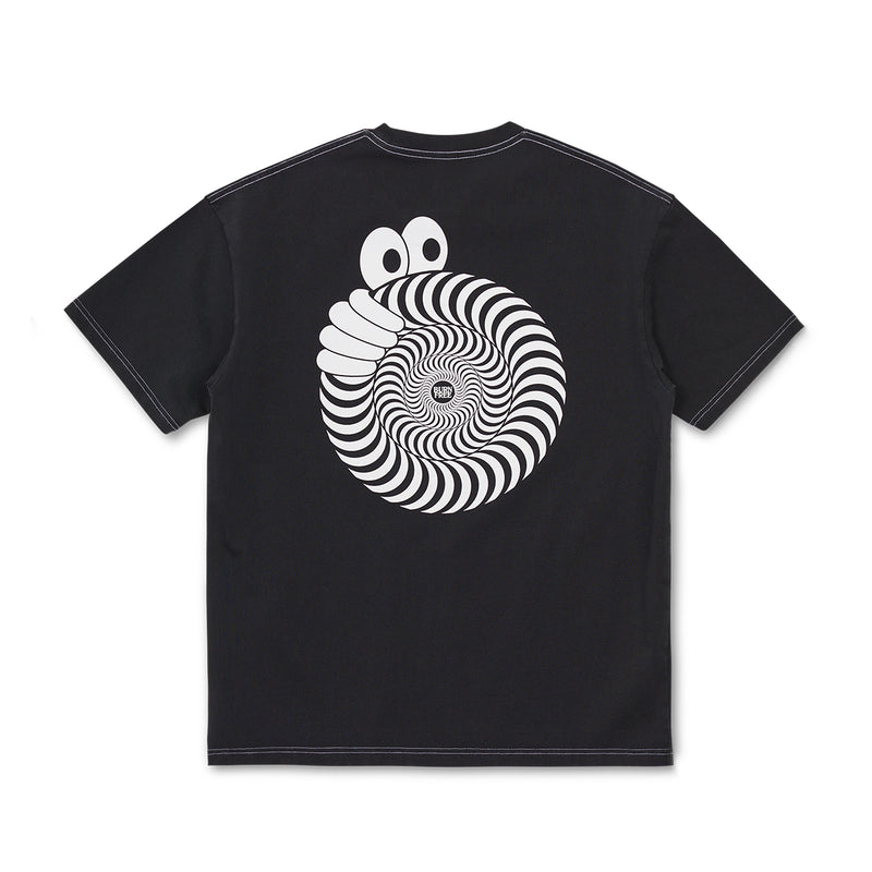 Last Resort x Spitfire Swirl T-Shirt Black