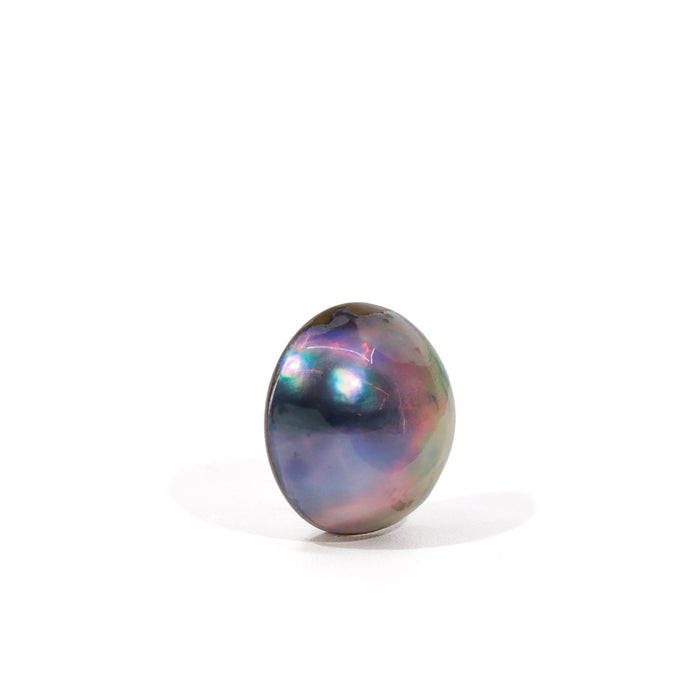 Tahitian Black Mabe Pearl 6.26 Carat Natural Gemstone