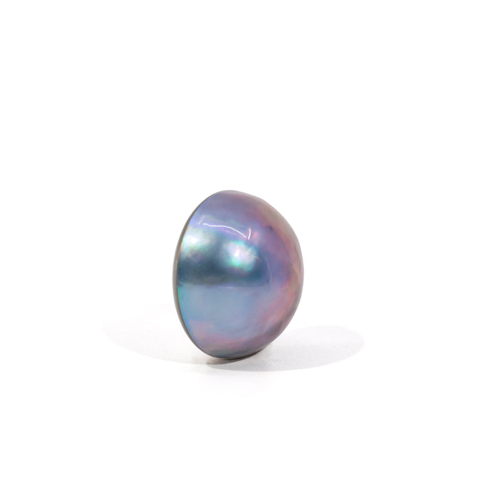 Tahitian Black Mabe Pearl 9.8 Carat Natural Gemstone